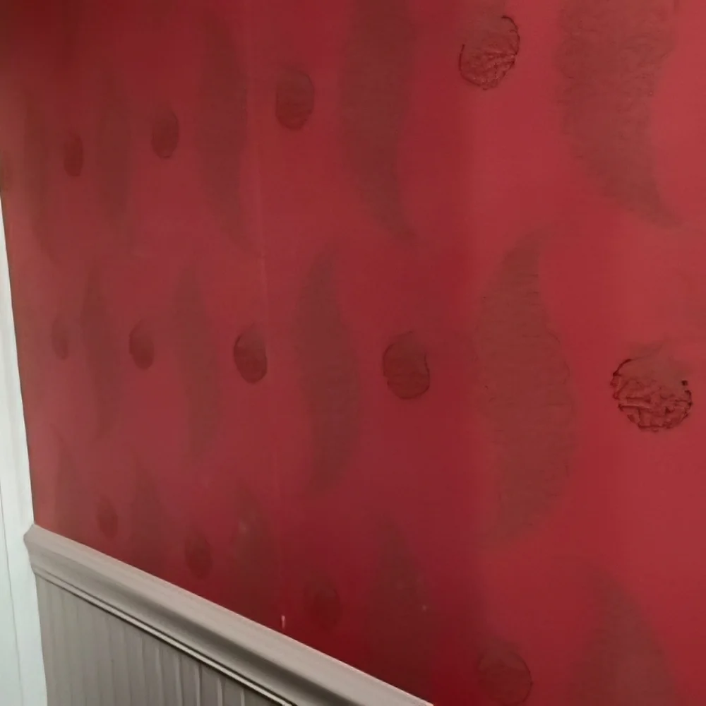Farrow & Ball Rosslyn Wallpaper In Deep Red/Marroon